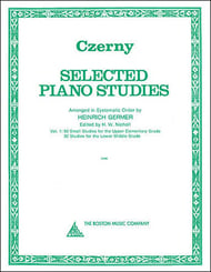 Selected Piano Studies, Vol. 1 piano sheet music cover